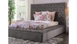 Ulysses mates captains with drawers. Tami Gray Fabric Storage Bed