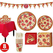 Pizza Party Supplies Pizza Themed Party Party City Pizza Party Pizza Party Themes Pizza Party Decorations