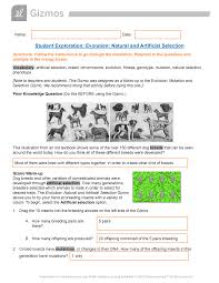 Encore plus » account options. Copy Of Evolution Natural Artificial Se Studocu