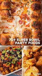 There are also a few ideas for dinner to keep your football crew full, with lots of comfort food recipes like a big pot of chili and shredded beef sandwiches. 75 Super Bowl Party Food For 2021 Recipes For Super Bowl Menu