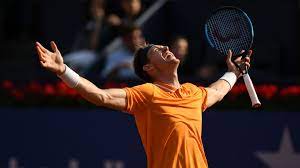Chile, born in 1995 (25 years old), category: Nicolas Jarry Cropped Tennis Majors