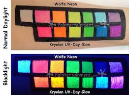 Paintertainment Neon Fluorescent Uv Dayglow What Does It All Mean And Look Like In Terms Of Face P Face Painting Tutorials Face Painting Body Painting