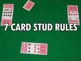 The goal in stud is the same as any other poker variation: How To Play 7 Card Stud Poker Rules Upswing Poker