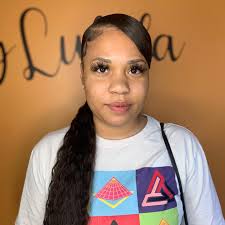 How do you make a ponytail with bangs? Lindsey Lulala Sleek Ponytail With Swoop And Edges For Facebook