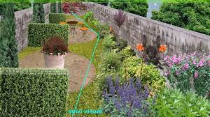plan de jardin etroit creer un jardin en longueur plan jardin jardin etroit amenagement jardin