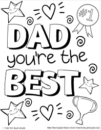 Patrick's day coloring pages will keep your kids happy and occupied for an aftern. Free Cute Printable Father S Day Coloring Pages This Tiny Blue House Coloring Library