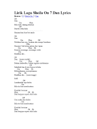 Em dm dan bila esok, datang kembali c seperti sedia kala dimana kau bisa bercanda. Lirik Lagu Sheila On 7 Dan Lyrics Docx