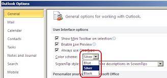 Go to the backstage view: How To Change Color Scheme In Outlook 2019 2016 2013 2010 And 2007