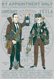 Lovecraft Tesla Steampunk Poster Steampunk Art Hp Lovecraft Lovecraft