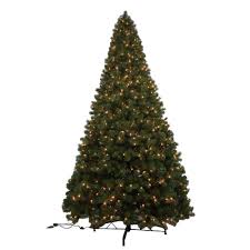 12 Ft Noble Fir Quick Set Artificial Christmas Tree With 1450 Clear Lights Greens Pre Lit Christmas Tree Christmas Tree Lighting Christmas Tree
