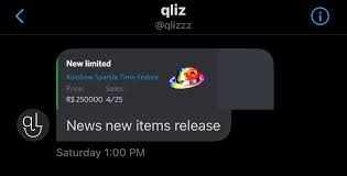 News Roblox On Twitter Breaking Roblox News The Rainbow Sparkle Time Fedora Is Now Out