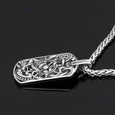 Check spelling or type a new query. Men Stainless Steel Viking Odin S Wolf Amulet Compass Dog Tag Pendant Necklace With Viking Figt Bag Pendant Necklaces Aliexpress