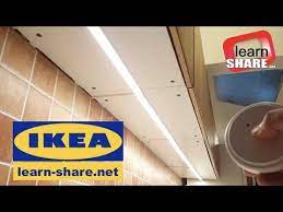 Ikea Kitchen Lighting Omlopp How To Install Countertop Led Light Youtube Ikea Kitchen Lighting Kitchen Lighting Ikea Kitchen