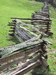 Often the wood used for split rail fencing is pine, but many people prefer cedar. What Are The Different Types Of Rustic Fencing With Pictures Rail Fence Split Rail Fence Backyard Fences