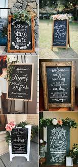She decorated it with leaves to complement the lush garden aura. 30 Stunning Wedding Welcome Sign Ideas To Steal