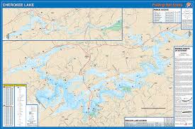 Cherokee Lake Fishing Map