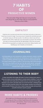 7 Habits Of Productive Women The Habits You Need Rayowag Work Life Balance Tips Female Habits Habits