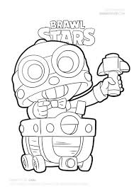En effet, nous t'offrons 20 supers coloriages à imprimer gratuitement ! Carl Brawl Stars Coloring Page Color For Fun Star Coloring Pages Coloring Pages Paisley Coloring Pages