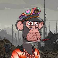 Create Original Nft Art Bored Ape Yacht Club Crypto Art Nft Monkey Nft In 2021 Pixel Art Cartoonist Illustration