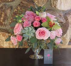 Send farm fresh flowers from local santa clarita florist today! Pink Roses Succulents And Cymbidiums In Santa Clarita Ca Floral Effect