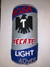 Tecate Light Beer Can Cake Beer Can Cakes Cake In A Can Light Beer