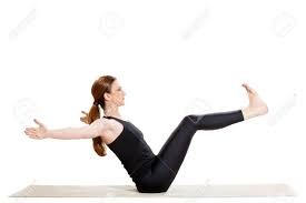 Practicing navasana can strengthen your entire body and is especially challenging core work. Yoga Boat Pose Variation Paripurna Navasana Stock Photo Picture And Royalty Free Image Image 59701832