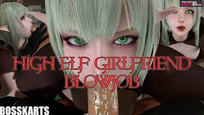 More 3D Animated Porn by Bosskarts: High Elf Girlfriend Blowjob! -  Affect3D.com