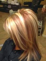 Blonde strands of hair are the thinnest of all natural colors, making the hair naturally fine and potentially prone to loss or thinning. Golden Blonde Hair With Reddish Caramel Lowlights Golden Blonde Hair Hair Styles Hair Color