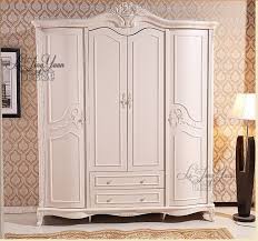 Six Door Wardrobe Antique White European Whole Wardrobe French Rural Furniture 01 Gardirop Yatak Odasi Ve Dolaplar