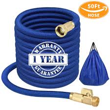 Owning a lightweight garden hose is a fantastic option for anyone who wants to make their gardening jobs lighter. 50ft Expandable Water Hose Garden Hose Flexible Expanding Hose For Outdoor Car Blue All New 2019 Lightweight Garden Hose With 3 4 Solid Fittings Double Latex Core Extra Strength Fabric Garden Hoses Patio Lawn