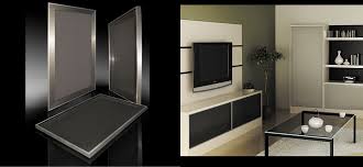 brushed aluminum kitchen cabinet door