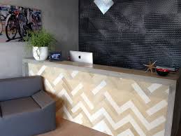 Additionally, you can help set the tone for your reception space with tables in a variety of colors, sizes and styles. Hotel Reception Desk Modern Houzz