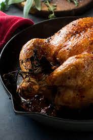 Nyt Cooking Calling For Just Four Ingredients Chicken Salt Pepper And Whatever Herbs You Have Around This Poultry Recipes Chicken Recipes Chicken Dinner