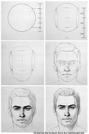 The surface of the front of the head from the top of the forehead to the base of the chin and from ear to ear. Human Drawing Easy Face Only Novocom Top