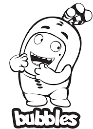 Learn to color fuse from oddballs coloring pages. Bubbles Oddbods Coloring Page Free Printable Coloring Pages For Kids