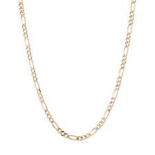 Pawn shops generally have low pay outs so you would get significantly less than its initial cost as they pay b. Large Gold Figaro Chain Necklace In Yellow Rose Or White Gold