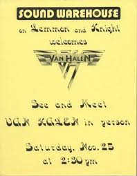 Atomic Punks Van Halen Hanging Out With Their Teenage Fans At A Dallas Texas Record Store In 1978 Dangerous Minds Today we received a shipment form our sponsors, the van halen news desk, and van halen store. atomic punks van halen hanging out