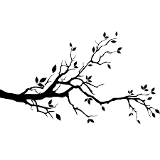 Sticker Arbre En Automne Pochoir Silhouette Dessin Arbre Et Silhouette Arbre