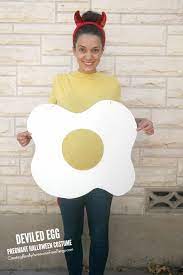 Deviled Egg Costume C R A F T Pregnant Halloween Pregnant Halloween Costumes Deviled Egg Costume