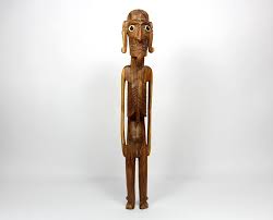 These mysterious statues are called moai, and they are more than just heads. Vintage Mid 20th C Easter Island Moai Kavakava Hand Carved Wooden Figure Ebay