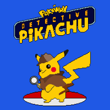 Detective Pikachu Pixel Art #reaction #pokemon #pikachu #pokmon #detective pikachu.