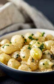 Bring to a boil and boil for 7 minutes. Creamed Pearl Onions Went Here 8 This
