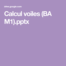 Calcul Voiles Ba M1 Pptx Voiles