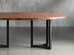 Our products are designed, engineered, and manufactured exclusively in our suburban chicago metal factory. Recycled Metal Dining Table With Lyon Base Arhaus