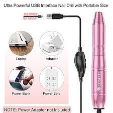 You can use the balance wheel on the top, right side of the machine to get the machine spinning or to move the needle by hand. Cositte Electric Nail Drill Usb Electric Nail Drill Machine For Acrylic Nails Portable Electrical Nail File Polishing Tool Manicure Pedicure Efile Nail Supplies For Home And Salon Use Pink Pricepulse