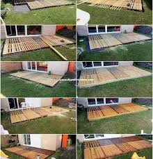 Palette De Jardin Bricolage Plan Par Etapes Idees De Jardin Terrasse Backyard Deck Backyard Outdoor Decor