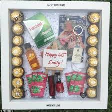 40th Birthday Present Ideas For Wife Australia The Unusual Kmart Item Being Used By Gift Givers And It Costs 10 Shadow Box Gifts Gift Box Birthday Diy Shadow Box