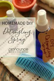 Diy Detangling Spray For Sensitive Heads Pronounce Skincare Herbal Boutique