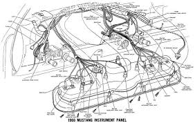 Each part ought to be placed and connected with other parts in specific manner. 67 Mustang Engine Wiring Diagram And Mustang Wiring Diagrams Average Joe Restoration