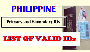 Change of passport particulars or residential address. Complete List Of Philippine Valid Ids Primary Ids And Secondary Ids Ofw Hiring